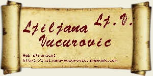 Ljiljana Vučurović vizit kartica